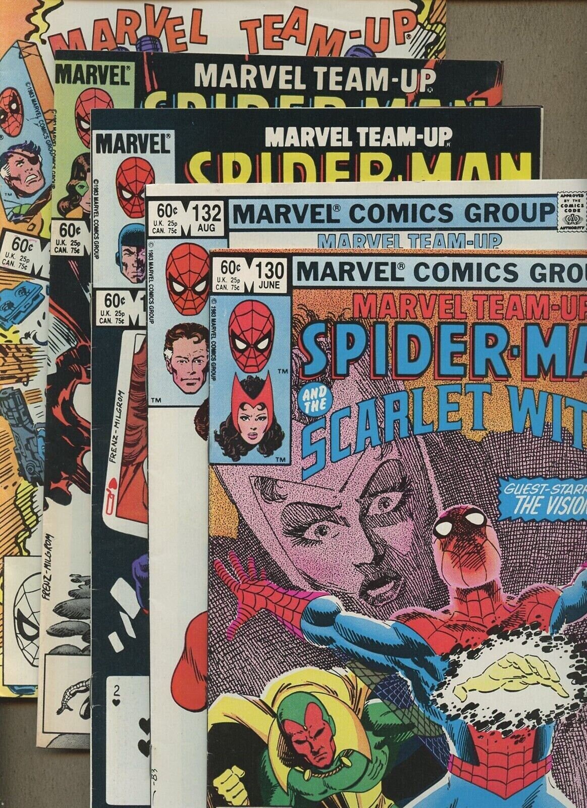 Marvel Team-Up Spider-Man And Kitty Pryde (1983) # 135 (VF/NM) CPV Al Milgrom