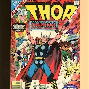 Thor Annual #6 The Korvac Saga: Prologue - The Guardians of the Galaxy guest star.  in &quot;Thunder in the 31st Century!&quot;