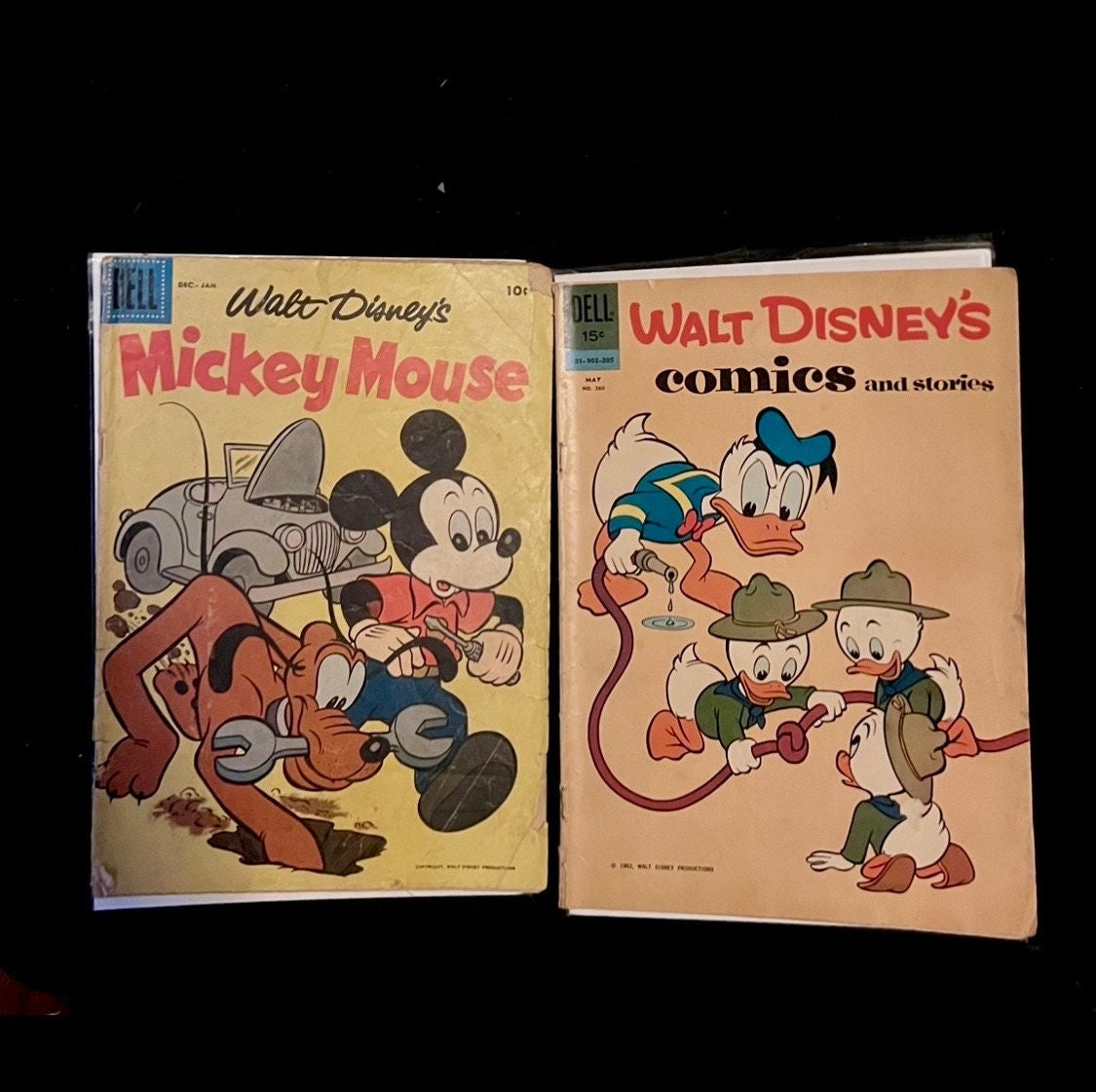 Walt Disney's Mickey Mouse #57 1958 & Walt Disney's Comics and