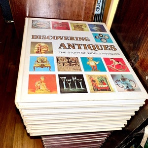 Discovering Antiques The Story of World Antiques Vol 1 - 7  Hardcover 1972 Comprehensive guide to world antiques by experts from each field