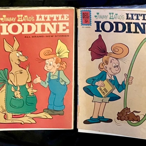 Little Iodine 0.10 and 0.15 cent Comic Books Classic 1950s and 1960s Golden Age and Silver Age Vintage Comic Books!