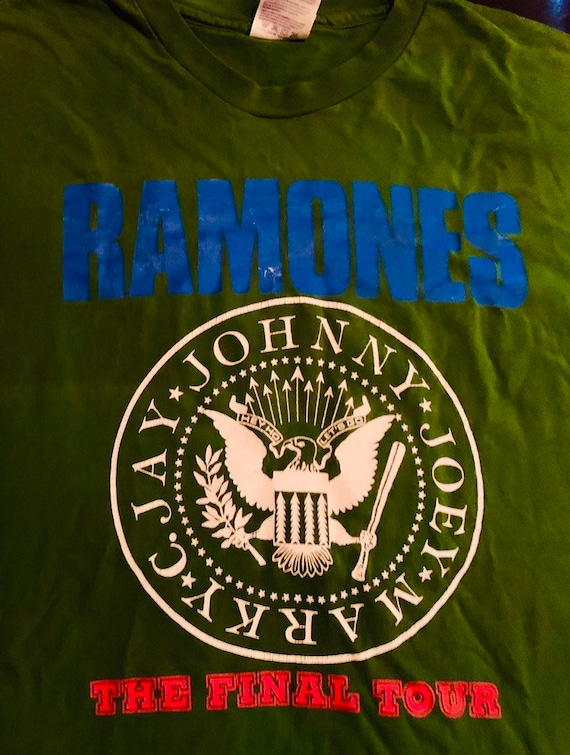 Ramones Shirt Final Tour 2 Sided 1996 Lollapalooz… - image 4