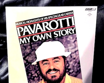 Pavarotti My Own Story VG Vinyl Great cover & sleeve.