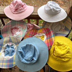 Vintage Floppy Sun Hats! New w/ Tags in Classic and Timeless Styles from Town Talk Louisville Kentucky Country Club, Beach, Lake. USA Made Any 2 Hats