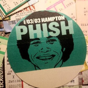 Phish Backstage Pass with Epstein from the Welcome Back Kotter 1970&#39;3 TV Series. Official OTTO Cloth . Excellent unused condition
