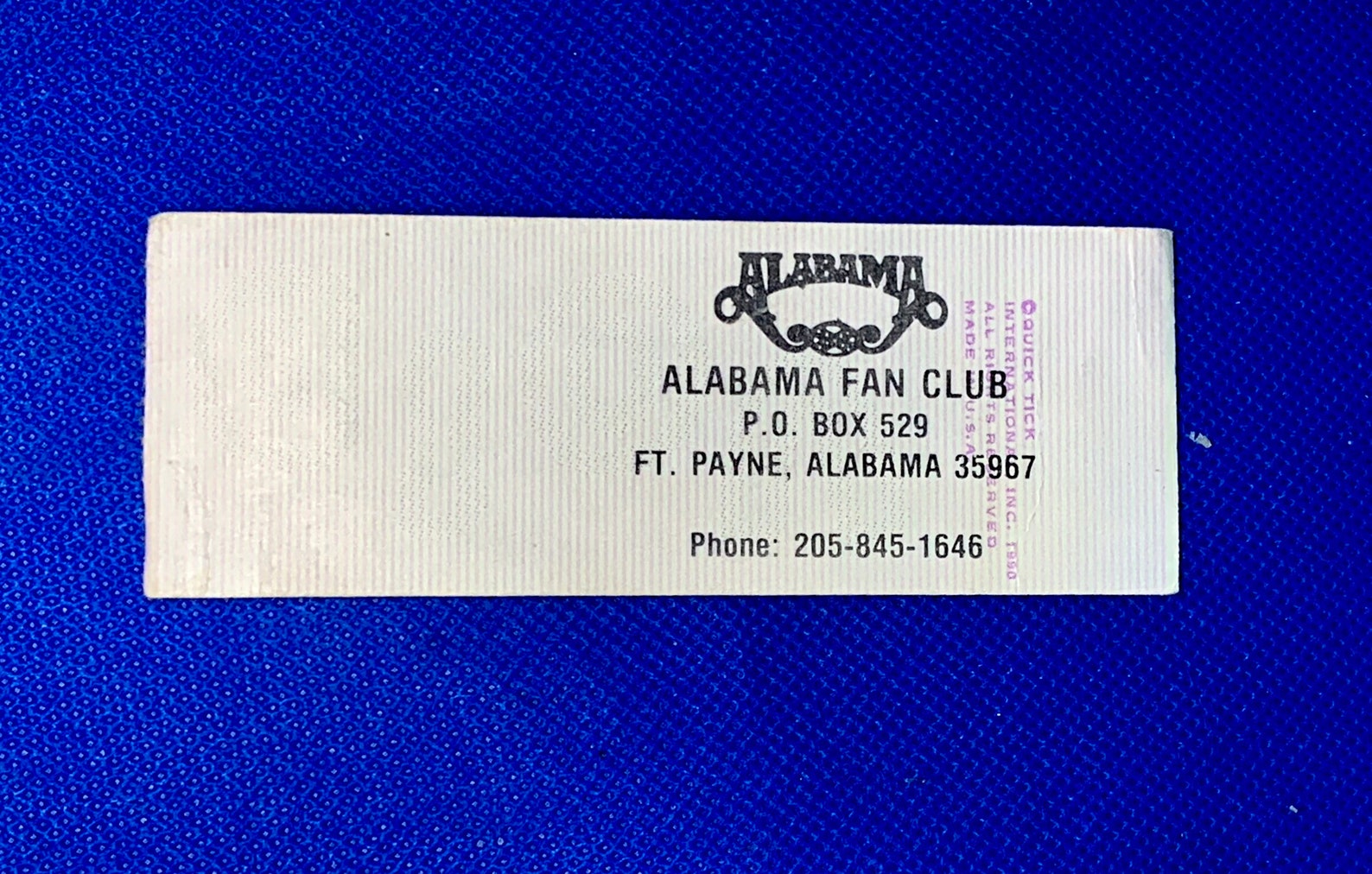 Alabama Concert Ticket Stub From 1991 June Jam X Vintage June Etsy