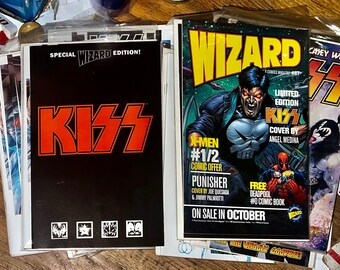 KISS #1x2 One KISS #2 X1 Comics 1998/2002 Wizard Special and Dark