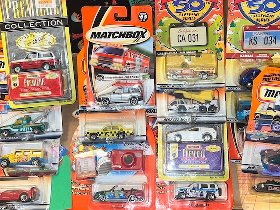 Vintage Linsey Matchbox 1966 & 1968 Collector Cases Each Holds 48