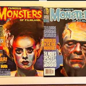 Famous Monsters of Filmland (1958) Monster Magizines  #225 #229 Published May 1998 by Warren/ Dynacomm. Vintage 1999-2000.