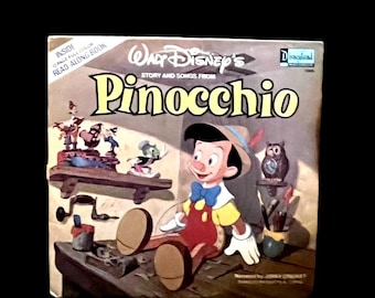 Pinocchio Soundtrack and Story 1969. Jiminy Cricket (narrator