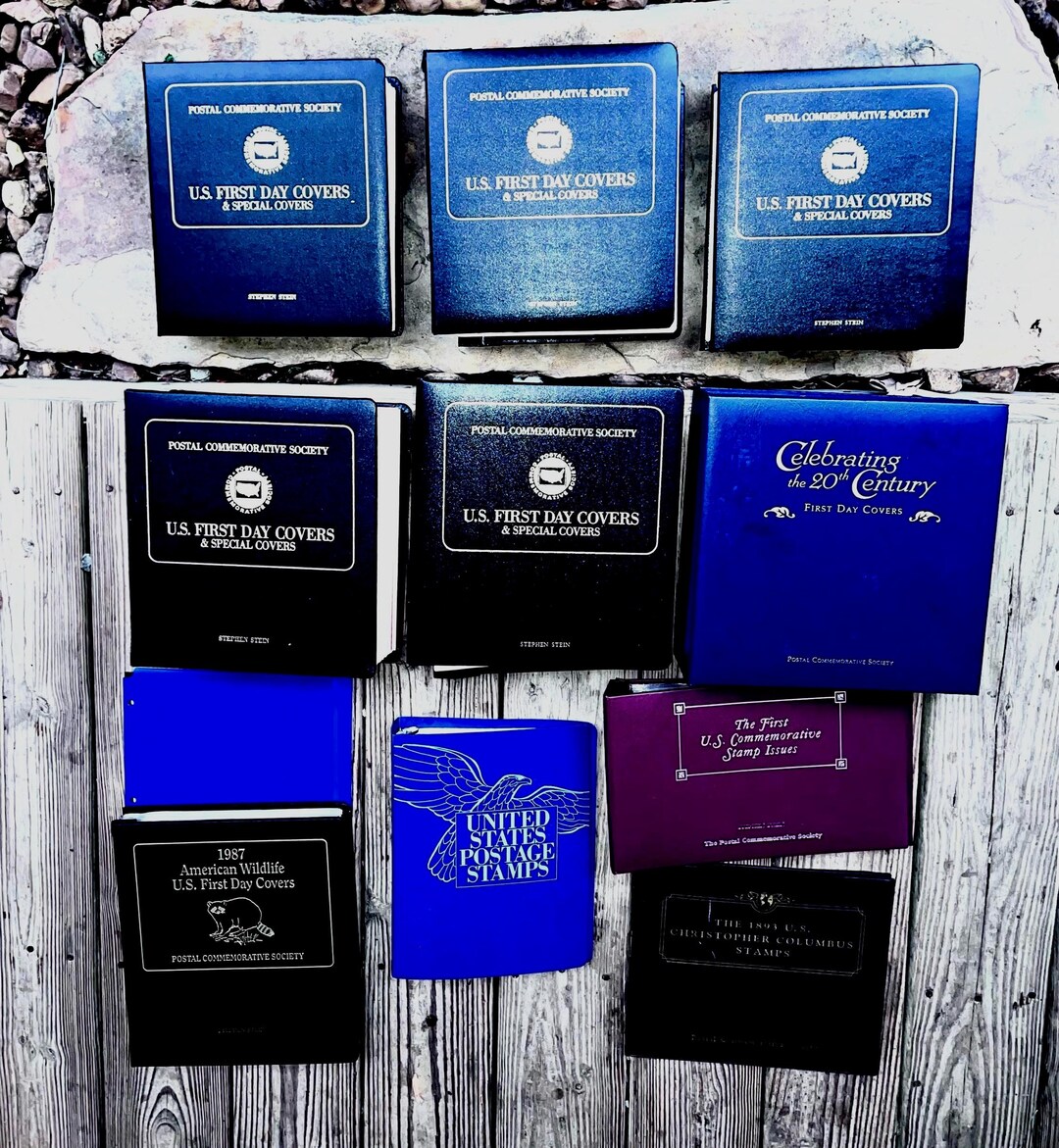 First Day Covers 1100+ Motherlode US Stamps 6 Full+ Albums 1979 up Runs ...