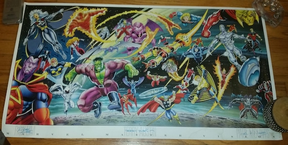 26/"x38/" SPIDERMAN II by MOVIE POSTER MARVEL SUPERHERO CANVAS
