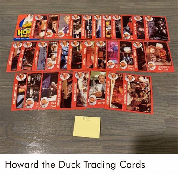Howard the Duck Vintage Rare 1986 Topps Trading Cards with wrapper
