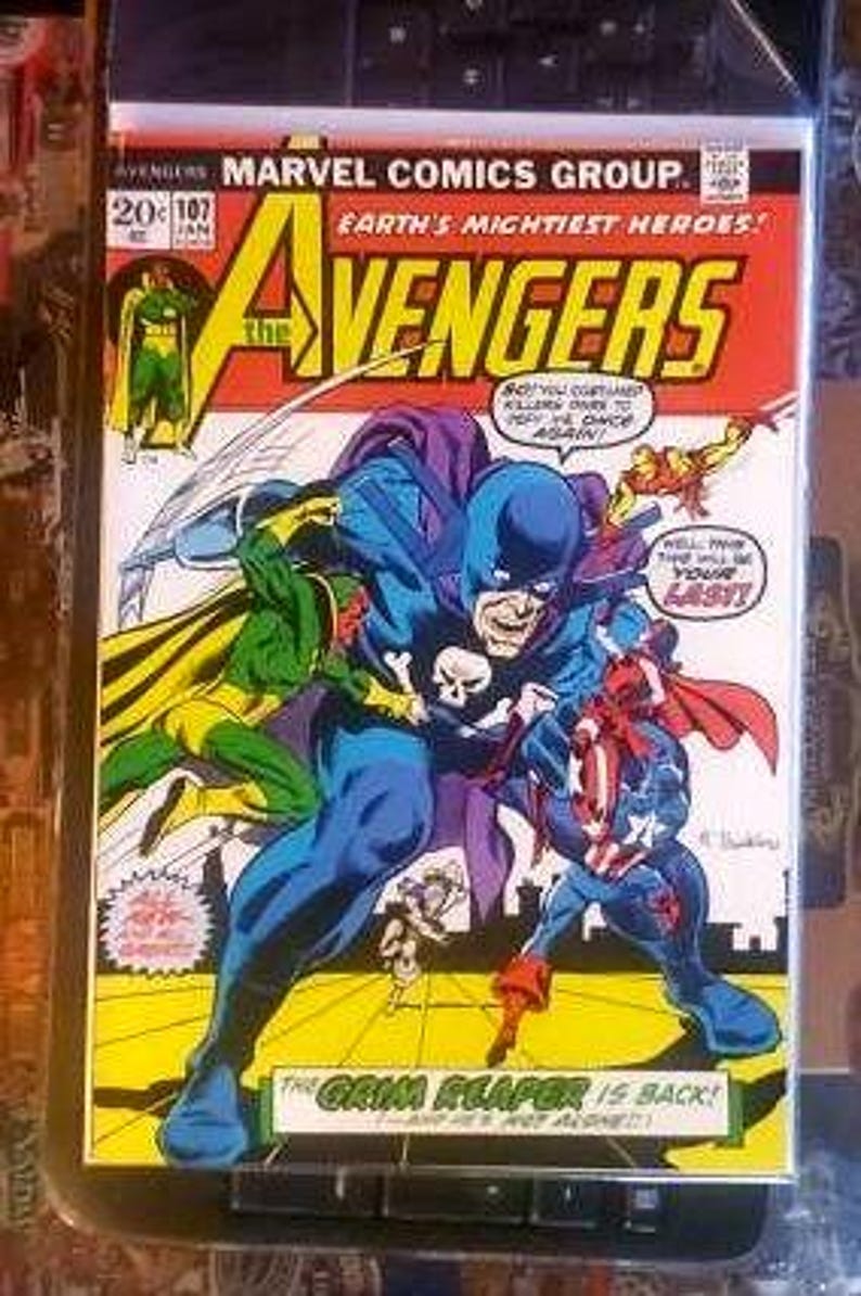 Avengers #107 Jan 1973 Master Plan of the Space Phantom 2 of 3. Steve ...