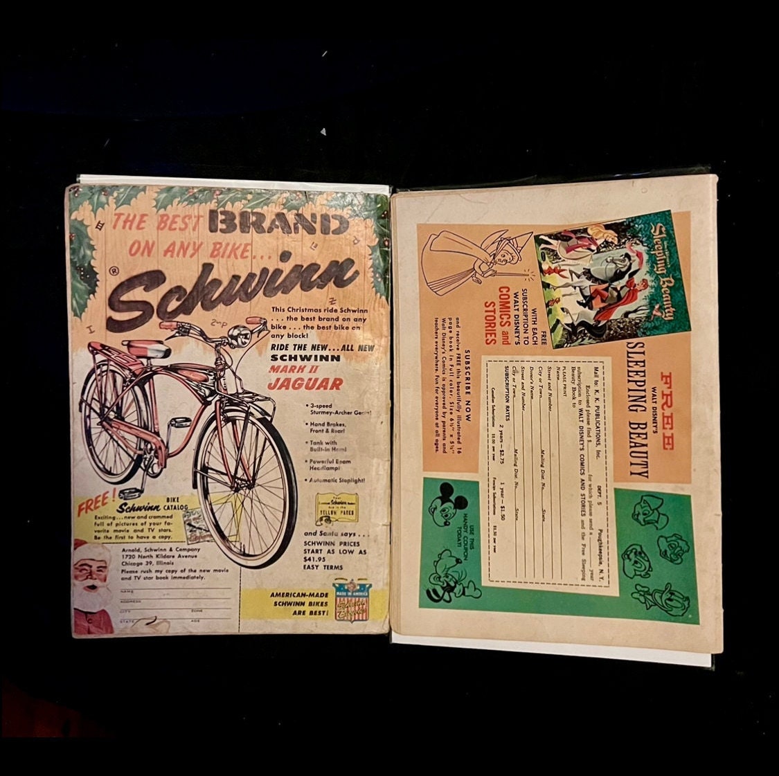 Walt Disney's Mickey Mouse #57 1958 & Walt Disney's Comics and