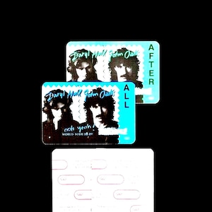 Hall and Oats Backstage Passes 1988/89 Ooh Ja! Weltreise. Daryl Hall & John Oates OTTO Backstage All Access / After Show-Pass