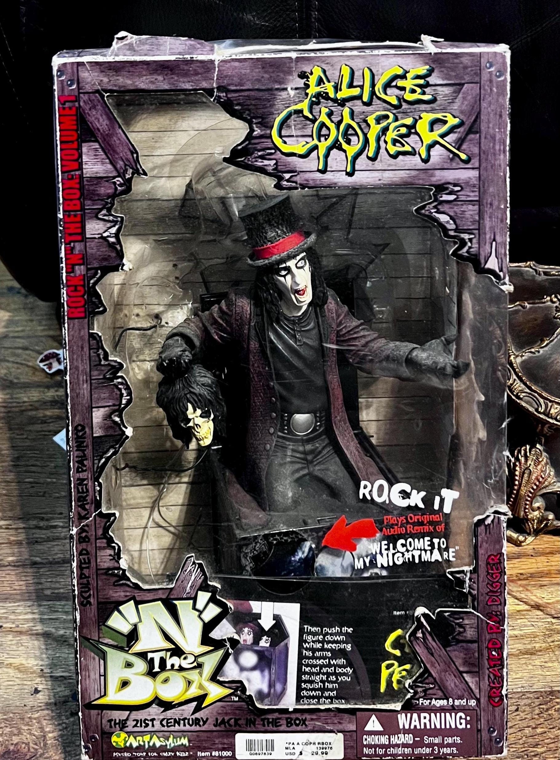 ALICE COOPER 　ロックインザボックス　フィギュア　希少 ALICE COOPER ロックインザボックス フィギュア 希少 Alice