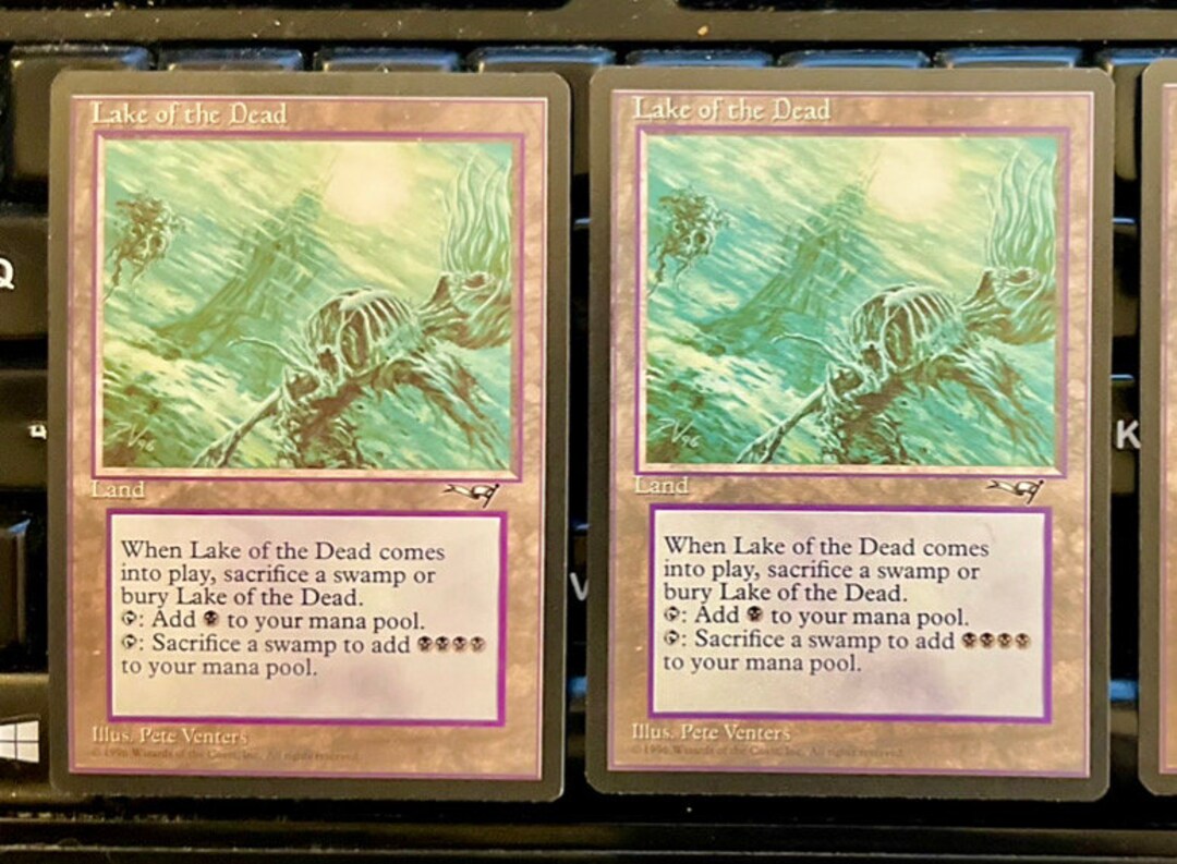 MTG Rare Reserved Lake of the Dead 1996. Magic the Gathering