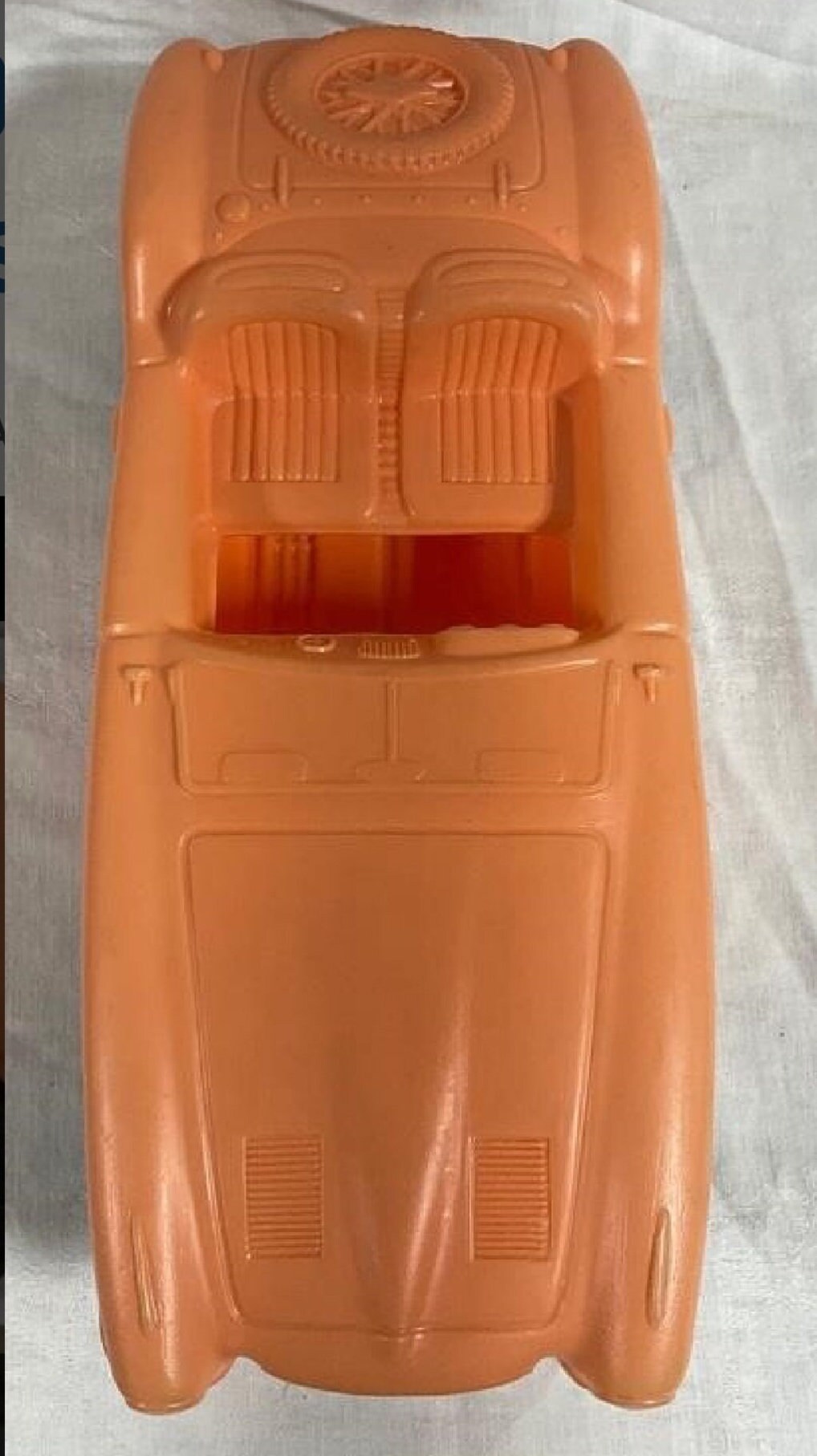 Vintage 1960's AJ RENZI Austin Healey Rare Blow Mold Orange Barbie