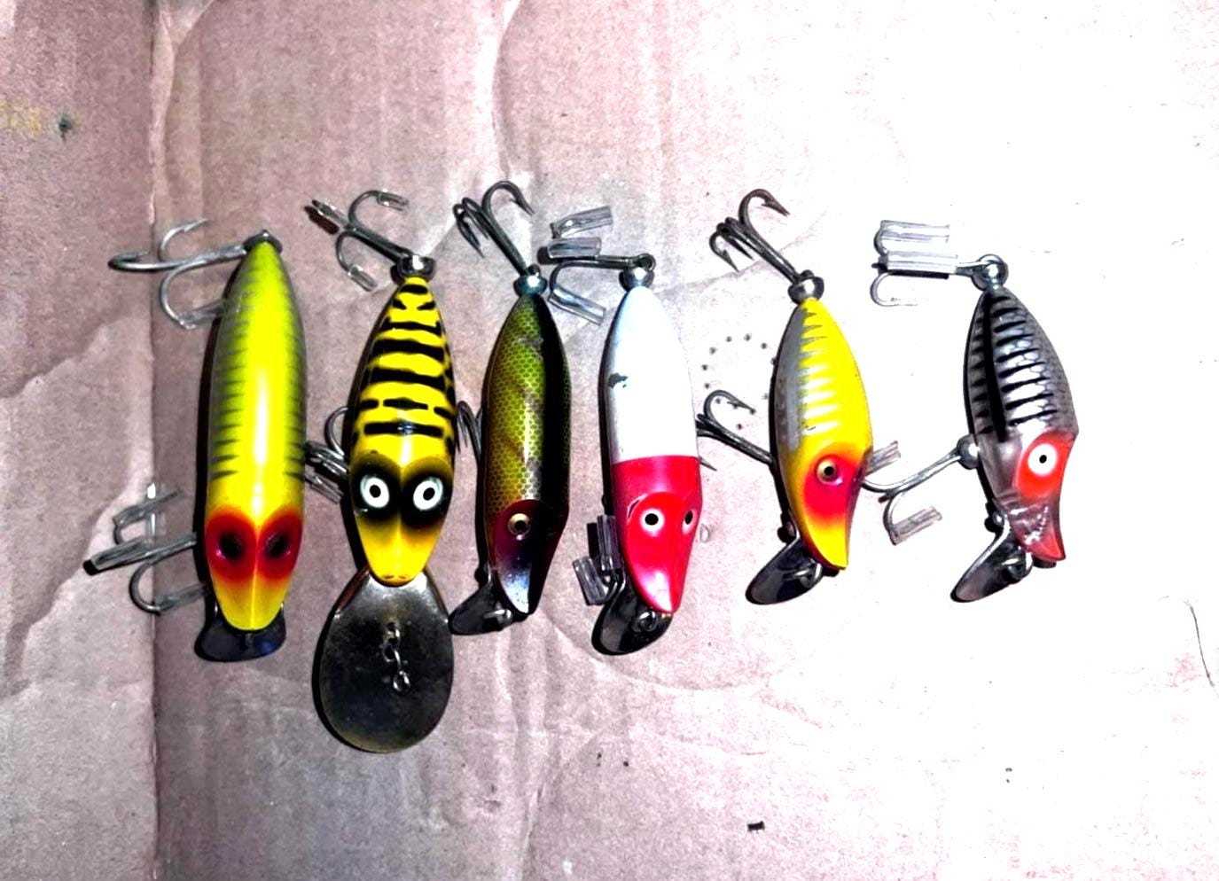 ヘドン　タイニーリバーラント HEDDON　TINY  RUNT Vtg Heddon Tiny River Runt Spook Lure 0350 BW Color Clector Orig