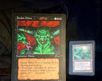 MTG Juzam Djinn Wizards of the Coast MTG - Oversize Cards (6” X 9