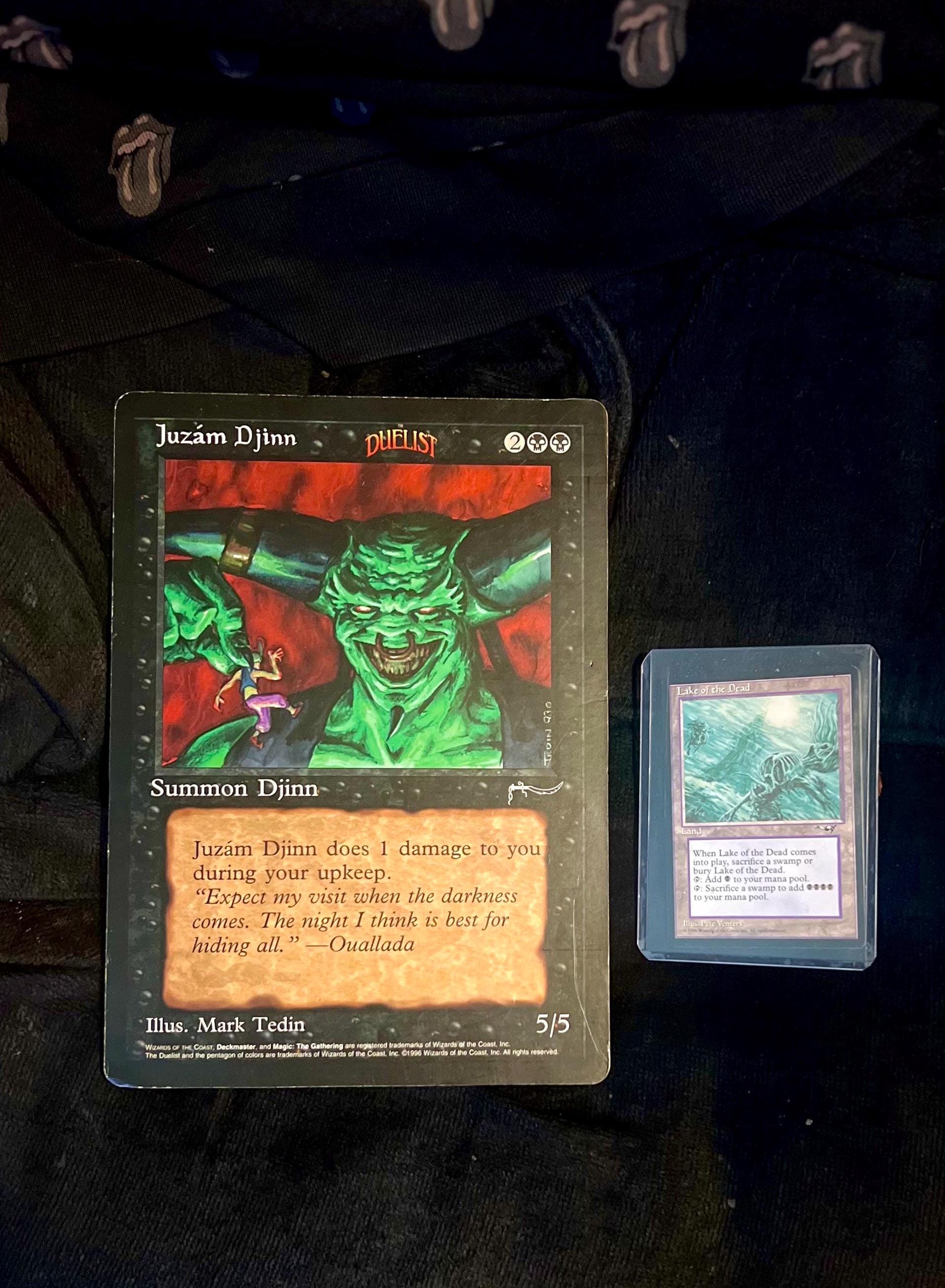 Juzam Djinn MTG マジックザギャザリング　oversized Oversized Magic MTG 90s Promo - Chaos Orb, Juzam Djinn
