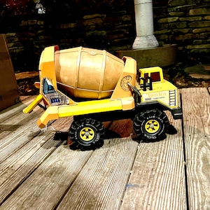 Vintage Tonka Cement Mixer Turbo Diesel Early 1980&#39;s Heavy Duty Metal Tonka Ready to Play, Display  or use as a photo prop