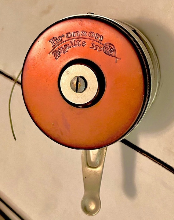 Rare Automatic Fly Reel by Bronson, the royalite No.395. First