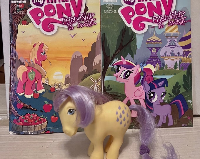 mon petit poney my little pony HASBRO G1 LEMONDROP Rare 1982 Italie Yeux Bleus
