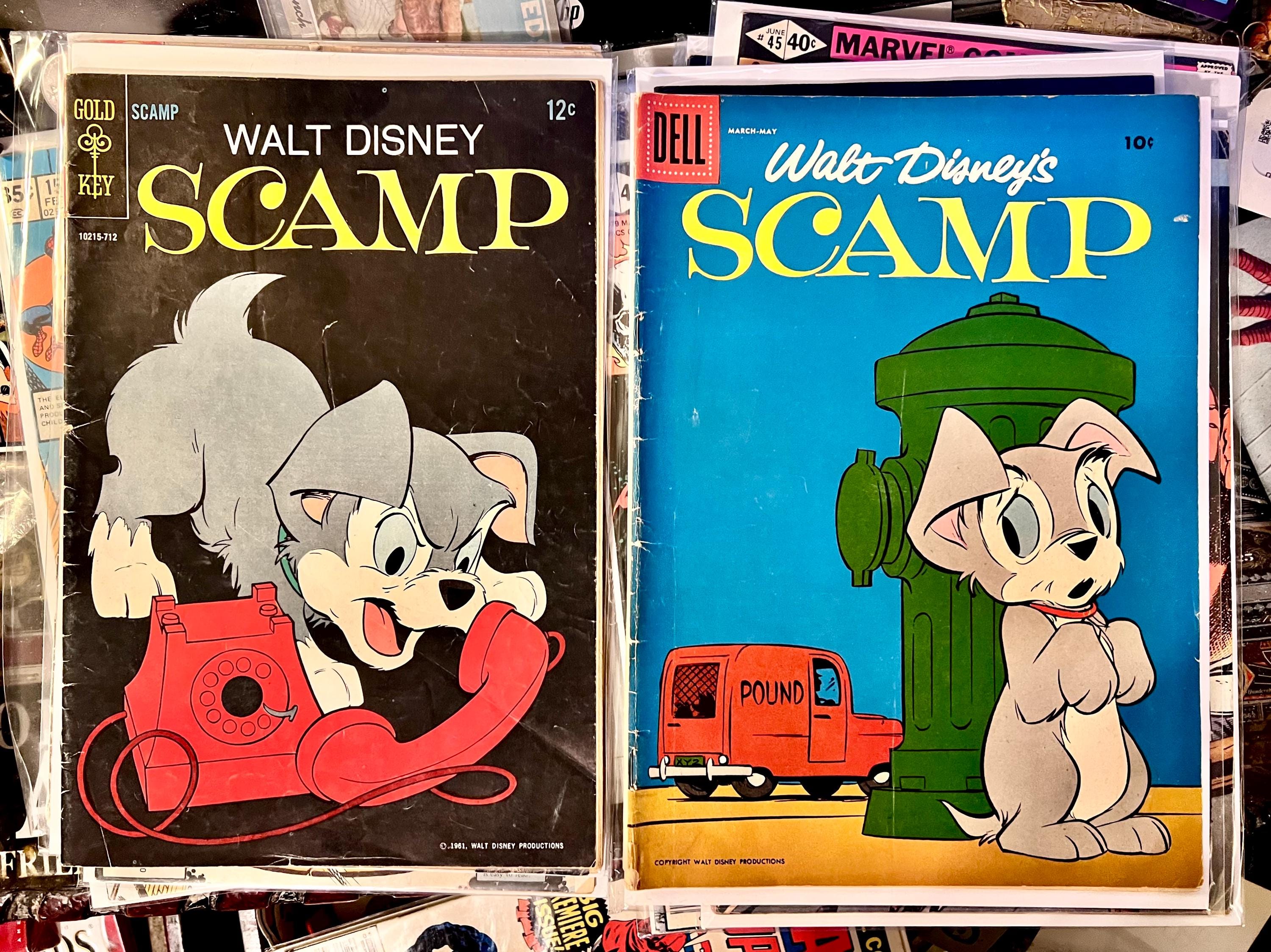 Scamp #1 and #2 Walt Disney's Scamp Lady and the Tramp's Puppy! 1st ...