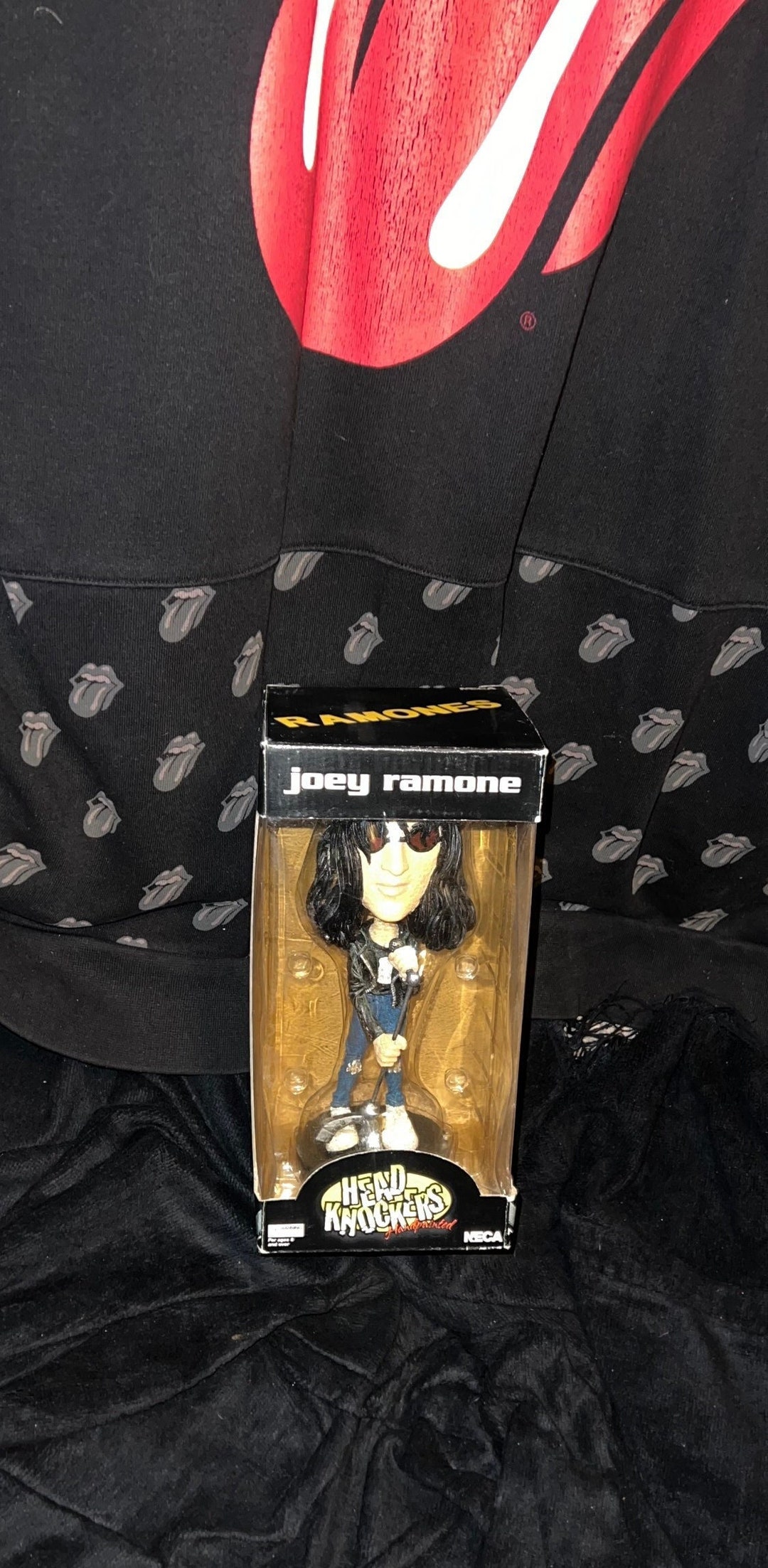 Ramones Vintage 2002 Rare Joey Ramone Hand Painted Limited Edition NECA ...