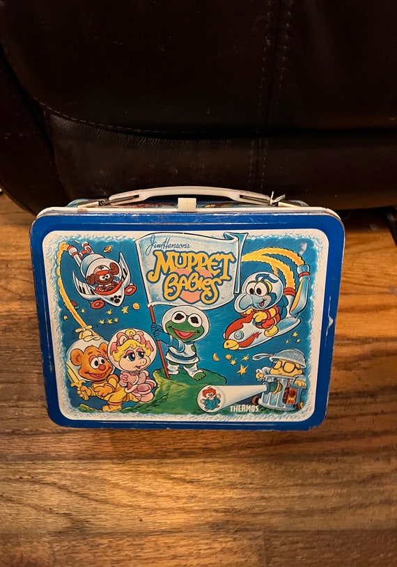 Muppet Babies Vintage Metal Lunch Box and Thermos - image 2