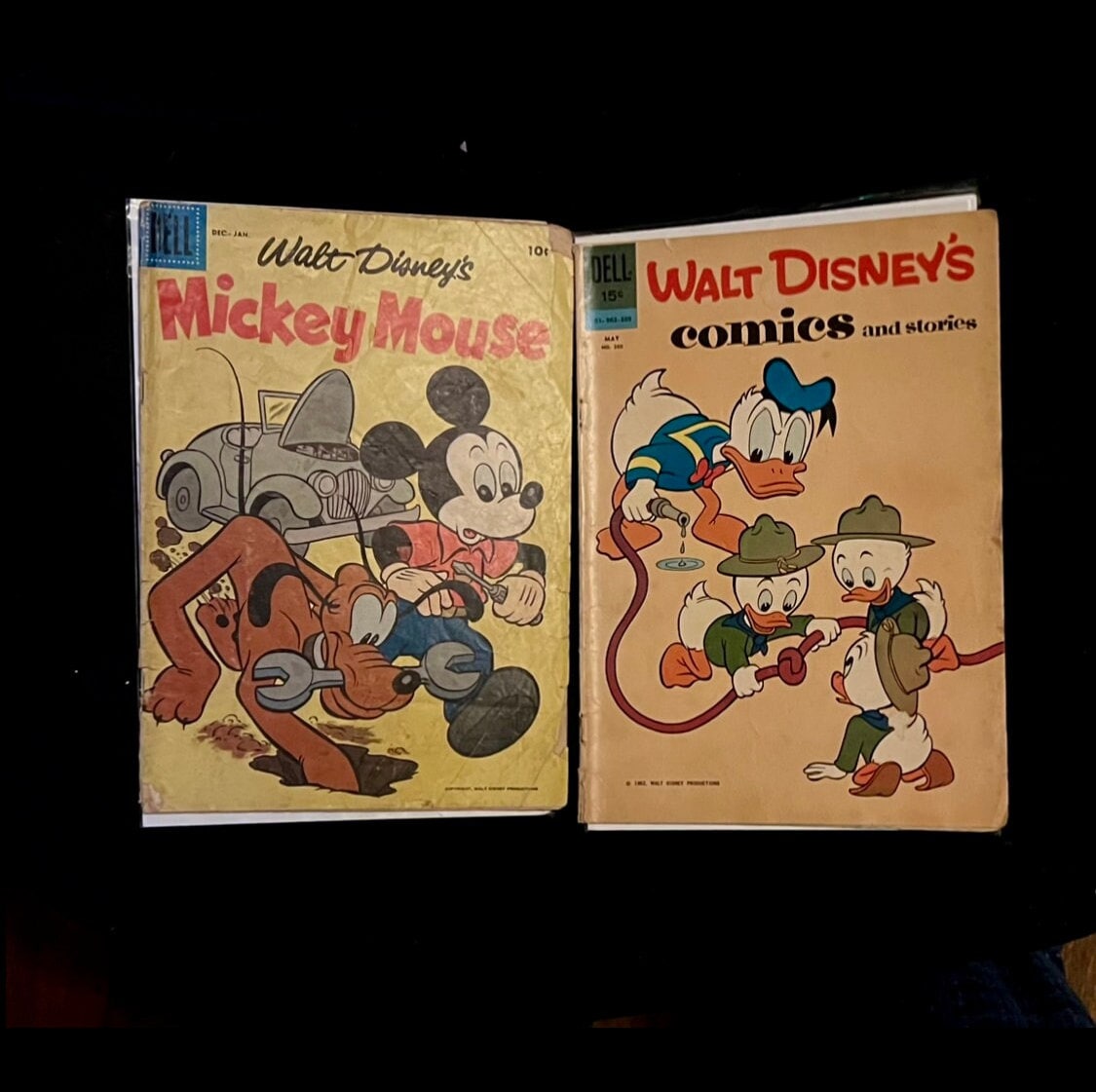 Walt Disney's Mickey Mouse #57 1958 & Walt Disney's Comics and