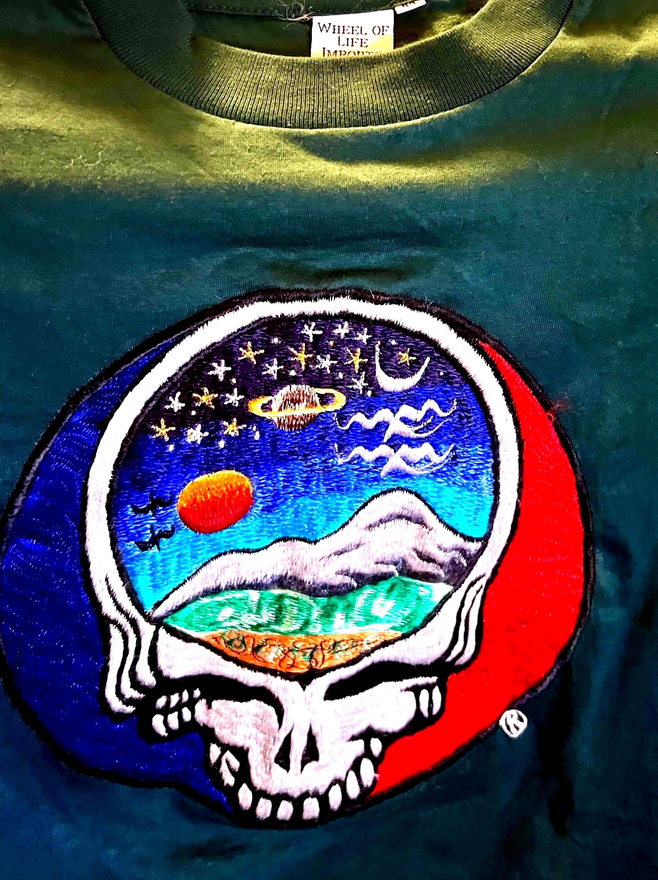 Grateful Dead Vintage T-shirt Fantastic Tibetan Embroidery Art
