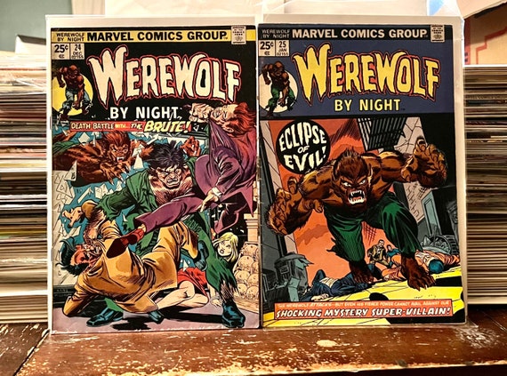 WEREWOLF by NIGHT Comic Cover Poster 