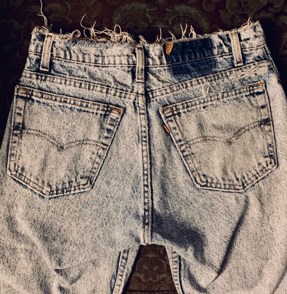 Vintage Levis Rare Original Acid Washed Jeans 80's HT… - Gem