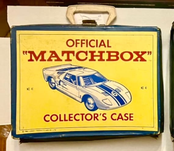Vintage Linsey Matchbox 1966 & 1968 Collector Cases Each Holds 48