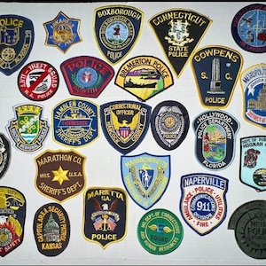 Police Patch Collections! Sheriff Dept. State Troopers.  Austin Texas, Hoonah Alaska,  Nashville Special Weapons and Tactics