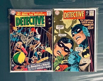 Detective Comics #348 and 380 Batman