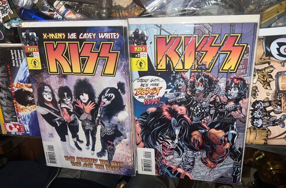 KISS #1x2 One KISS #2 X1 Comics 1998/2002 Wizard Special and Dark