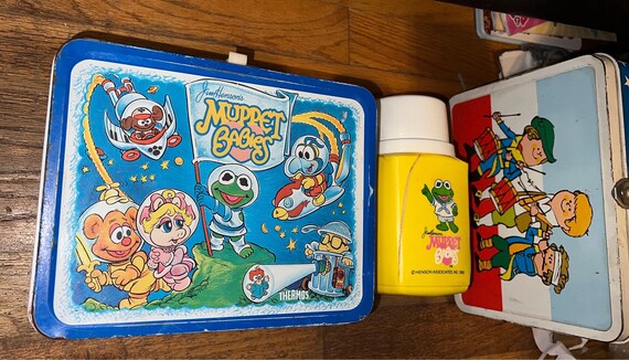 Muppet Babies Vintage Metal Lunch Box and Thermos - image 6