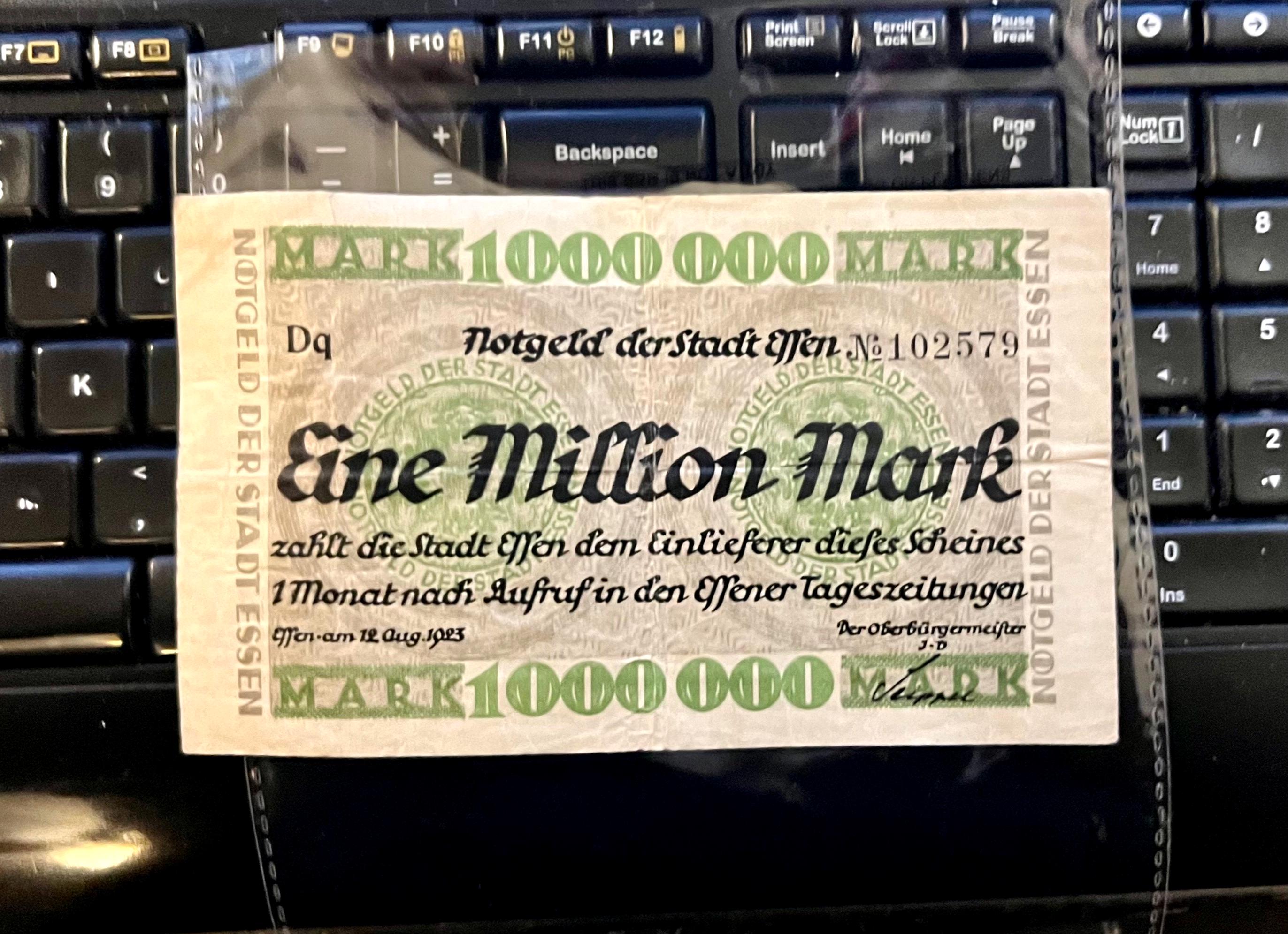 1923 1 million mark - Etsy 日本