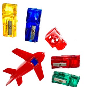 Pencil Sharpener Collection. Vintage  Planes, Trains and Automobiles!  Cars Lot #7 Throw Momma from the Box Truck!