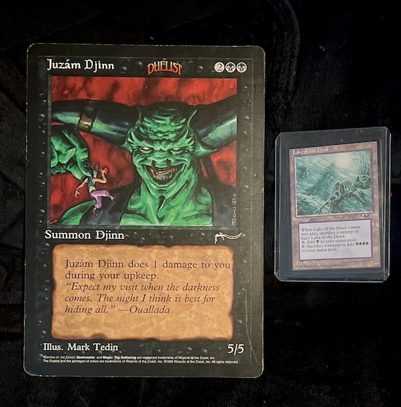 MTG Juzam Djinn Wizards of the Coast MTG - Oversize Cards (6” X 9