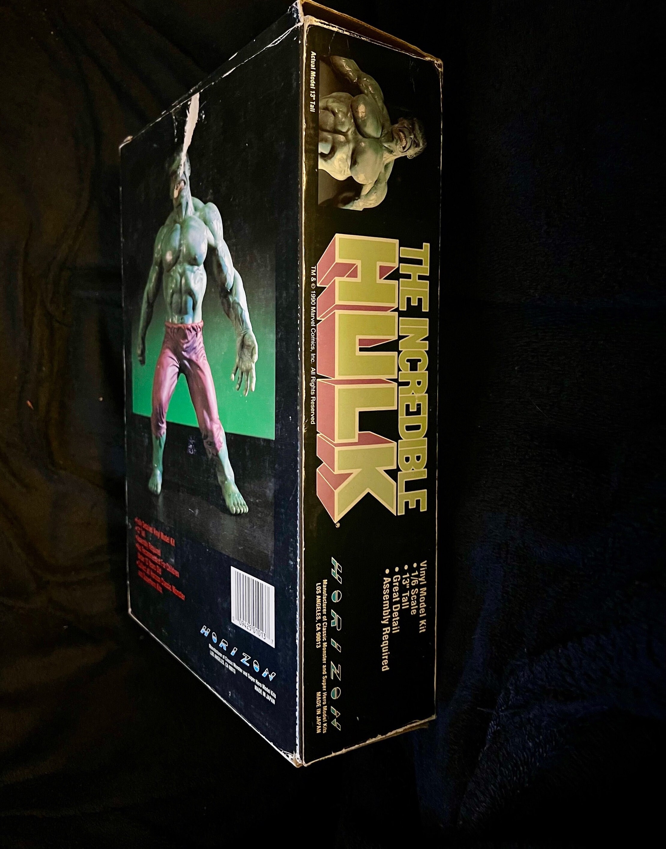 The Incredible Hulk Horizon Model Kit. Vintage 1990 Marvel Hulk 13' Inch  Vinyl Statue in Original Box Ready to Assemble, Paint & Display - Etsy