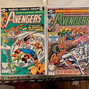 Avengers #207 and Avengers #208  May-June 1981 &quot;Beyond a Shadow&quot; Part 1 of 2. &quot;Eve of Destruction!&quot; Part 2 of 2.