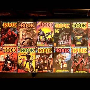 Rook Comic Magazine 1979-1982 Issue #1 through #14 Warren Publishing (Eerie, Vampirella) Complete Full Run Set of All 14 Issues in VF to NM!