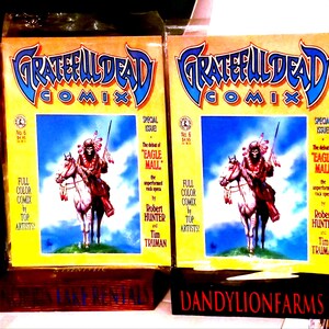 Grateful Dead Comix #6 First Series 1991 Comic Book adaptations of Grateful Dead songs: U.S. Blues, Shakedown Street, Box of Rain + NM