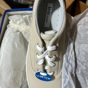 Keds Sneakers Briana Stone Smooth Walking Shoes, Everyday Shoes Classic, Comfy, Keds Many Sizes Vintage NOS in box w tags Super Sale Priced image 9