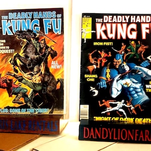 Deadly Hands of Kung Fu #30 and #31 (Magazine) Sons of Tiger, White Tiger,  Shang Chi,  Master of Kung Fu, Iron Fist and Jack of Hearts.